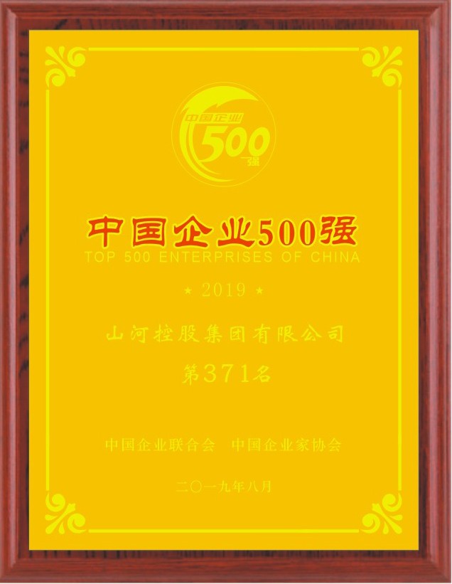 2019中國企業500強