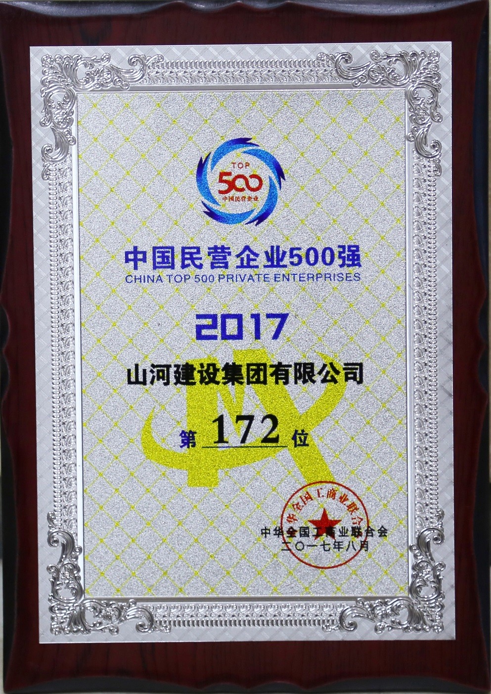 2017中國民營企業500強